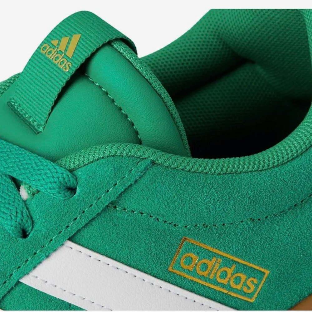 NWT adidas VL Court 3.0 Classic Sneakers | Men’s 11 Women’s 12 | Green White - Picture 4 of 12